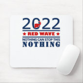 TAPIS DE SOURIS VAGUE ROUGE 2022 (Avec souris)