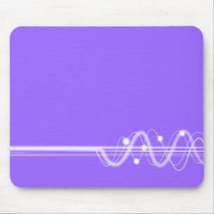 Tapis De Souris Vague sonore - Mauve