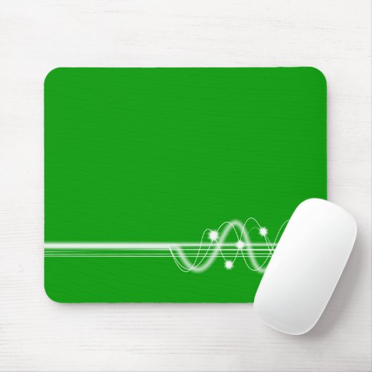 Tapis De Souris Vague sonore - Vert herbe (Avec souris)