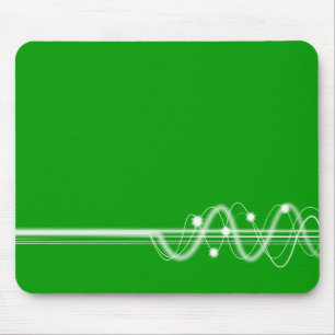 Tapis De Souris Vague sonore - Vert herbe