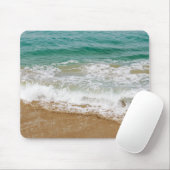 Tapis De Souris Vague sur la plage (Avec souris)
