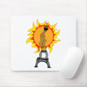 Tapis De Souris Vague thermique européenne (Avec souris)