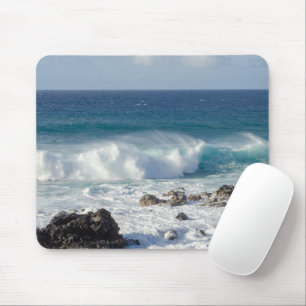 Tapis De Souris Vagues À Maui, Hawaii Paysage Photographie