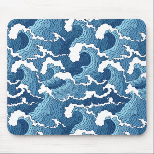 Tapis De Souris Vagues Abstraites