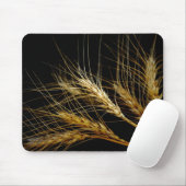 Tapis De Souris Vagues ambres de blé de grain (Avec souris)