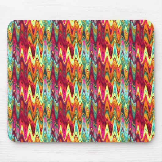 Tapis De Souris Vagues arc-en-ciel (Devant)