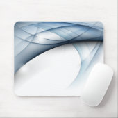 Tapis de souris Vagues Bleu-Blanc (Avec souris)
