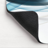 Tapis de souris Vagues Bleu-Tan (Coin)