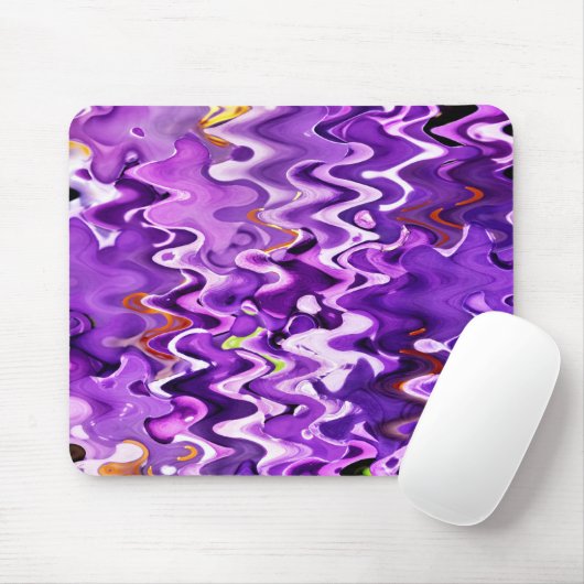 TAPIS DE SOURIS VAGUES DE FLEURS (Avec souris)