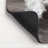 Tapis De Souris Vagues de mer se brisant contre la roche (Coin)