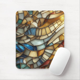 Tapis De Souris Vagues de verre coloré
