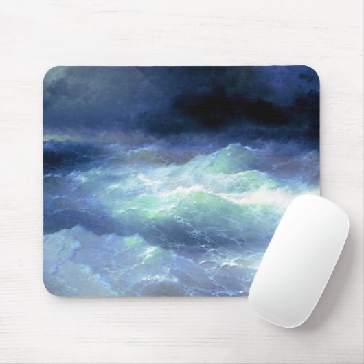 Tapis De Souris Vagues d'Ivan Aivazovsky (Avec souris)