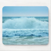 Tapis De Souris Vagues écrasantes Blue Ocean Beach Photo (Devant)