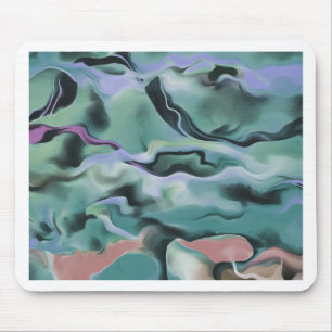 Tapis De Souris Vagues En Harmonie Acrylique Pour L'Art Abstrait