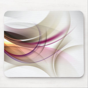 Tapis De Souris Vagues pourpres Tan Mousepad