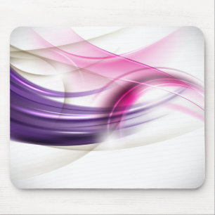 Tapis De Souris Vagues rose pourpre Mousepad