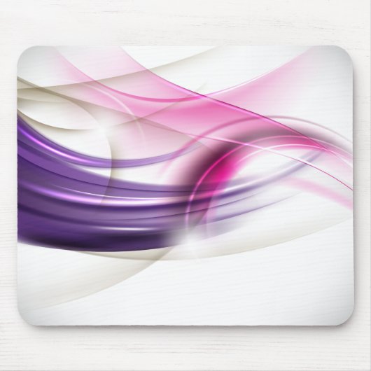 Tapis De Souris Vagues rose pourpre Mousepad (Devant)