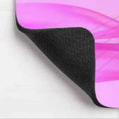 Tapis de souris Vagues roses abstraites (Coin)