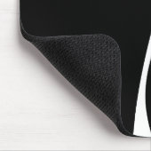 Tapis De Souris Vagues simples 2 - Noir et blanc (Coin)