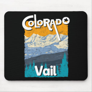 Tapis De Souris Vail Colorado Mountain State Rocky Mountains Tee S