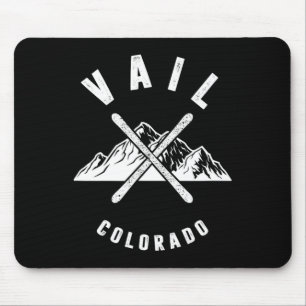Tapis De Souris Vail Colorado Ski Snowboard Winter Ski Park