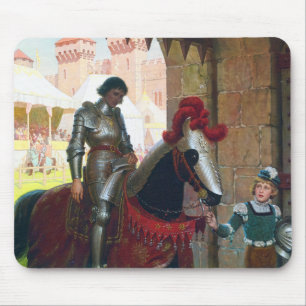 Tapis De Souris Vaincu, par Edmund Blair Leighton