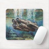 Tapis De Souris vaisseau spatial (Avec souris)