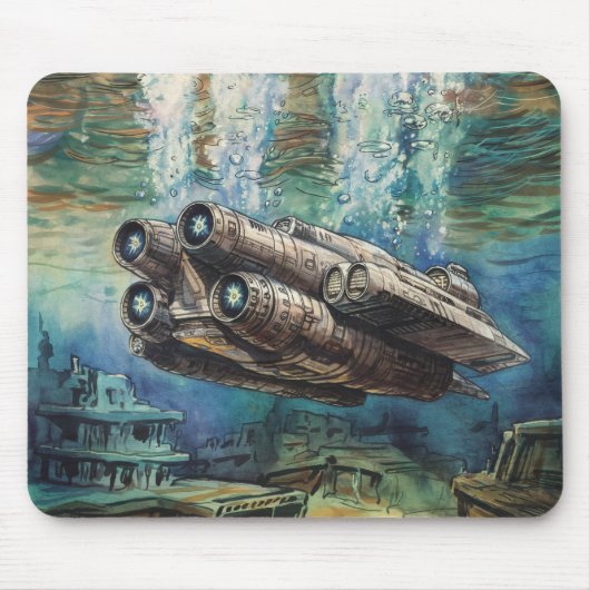 Tapis De Souris vaisseau spatial (Devant)