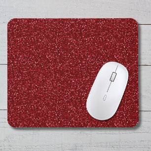 Tapis De Souris Valentine Classique Tendance Paillettes Rouges