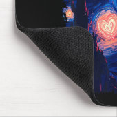 Tapis De Souris Valentine Van Gogh Starry Night Heart Matching Cou (Coin)