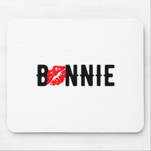 Tapis De Souris Valentines Bonnie Clyde jumeler Couple Love Top 2