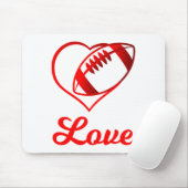Tapis De Souris Valentines Day Gift For Football Lovers (Avec souris)