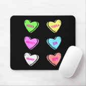 Tapis De Souris Valentines Day Hearts Drinking Liquor Lovers Anti  (Avec souris)