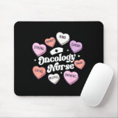 Tapis De Souris Valentines Day Oncology Nurse Cancer Suprt Groovy  (Avec souris)