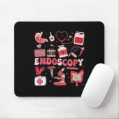 Tapis De Souris Valentine's Day Retro Endo Crew Nurse Endoscopy Gl (Avec souris)
