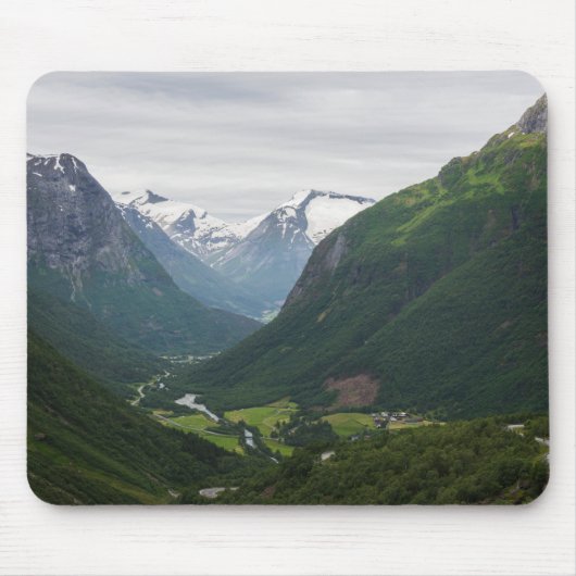 Tapis De Souris Vallée de Hjelle dans le mousepad de la Norvège (Devant)