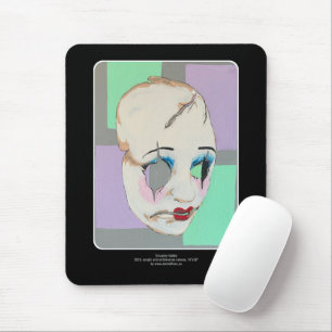 Tapis De Souris 'Vallée troublante' Peinture sur une