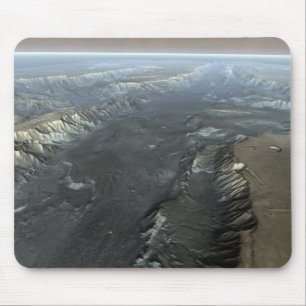 Tapis De Souris Valles Marineris, le canyon grand de Mars