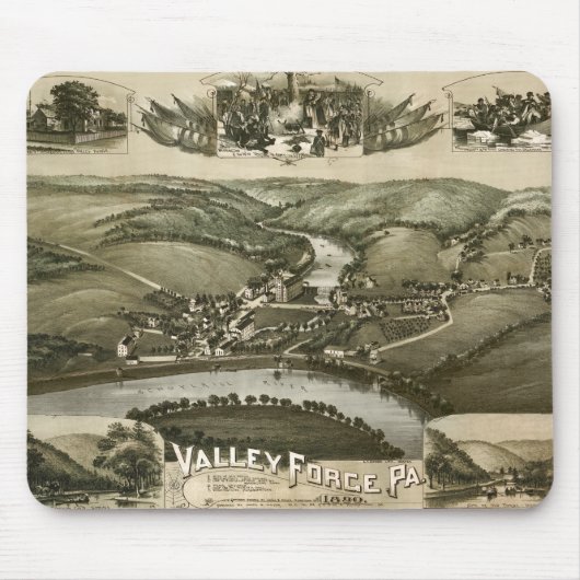 Tapis De Souris Valley Forge Pa 1890 (Devant)