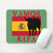 Tapis De Souris Vamos Rafa avec le drapeau de l'Espagne (Avec souris)