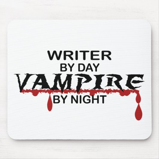 Tapis De Souris Vampire d'auteur par nuit (Devant)