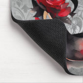 Tapis De Souris Vampy Strappy Stilettos | Roses rouges talons sur (Coin)