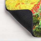 Tapis De Souris Van Gogh : Champ avec des pavots (Coin)