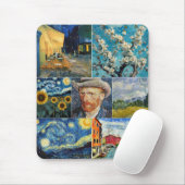 Tapis De Souris Van Gogh Fine Art Collage (Avec souris)