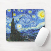 Tapis De Souris VAN GOGH Starry Nuit (Avec souris)