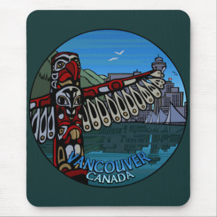 Tapis De Souris Vancouver Canada Souvenir Mousepad Vancouver Cadea