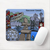 Tapis De Souris Vancouver Canada Souvenir Mousepad Vancouver Cadea (Avec souris)