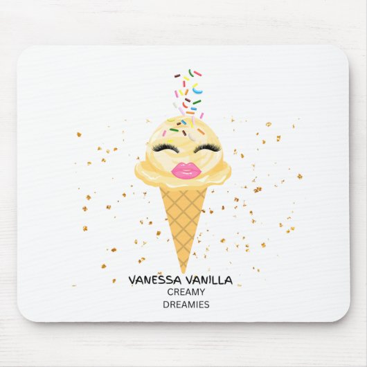 Tapis De Souris Vanessa Vanilla Creamy Dreamies Mouse Pad (Devant)