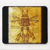 Tapis De Souris Vapeur-Bot de Vitruvian (Devant)