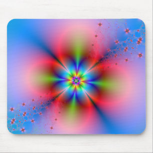 Tapis De Souris Vaporisation de la Flore rose